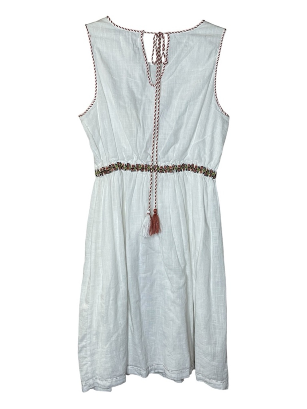 MSSP White Cotton Dress Care Sz XS - Picture 3 of 6